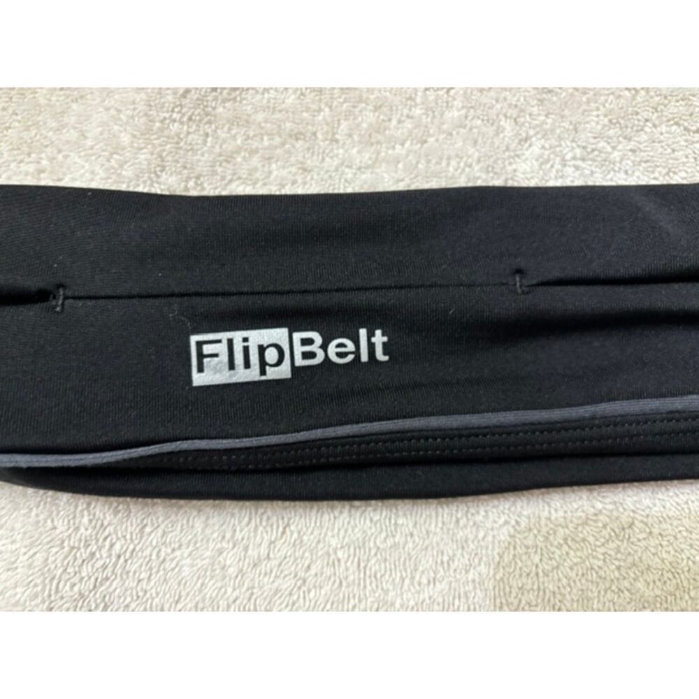 FlipBelt Running Exercise Black Key Clip Pockets Waist Pack XLarge